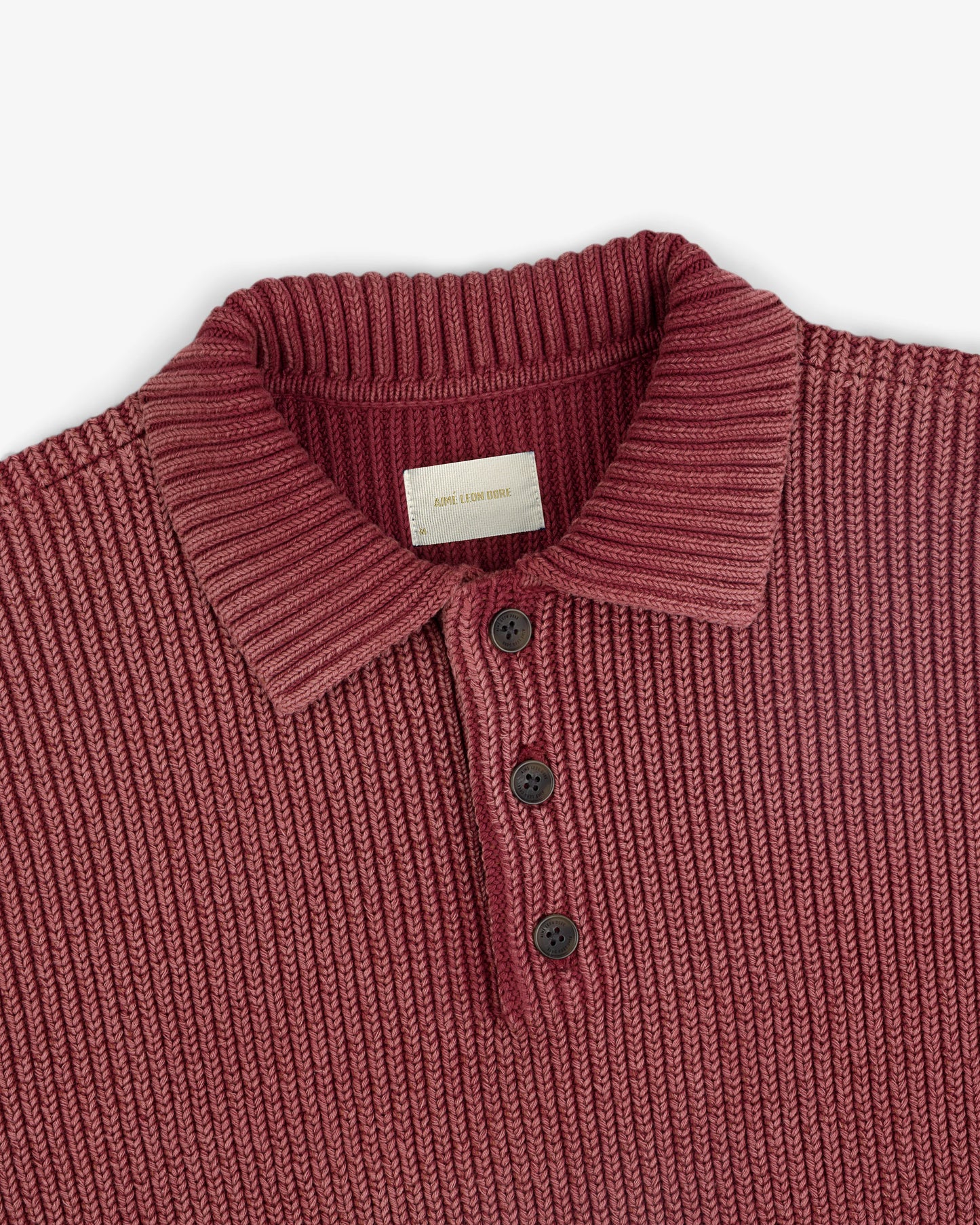 Aime Leon Dore Stone Washed Knit Polo