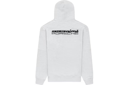 Aime Leon Dore x Porsche 993 Turbo Racing Hoodie Silver Mix