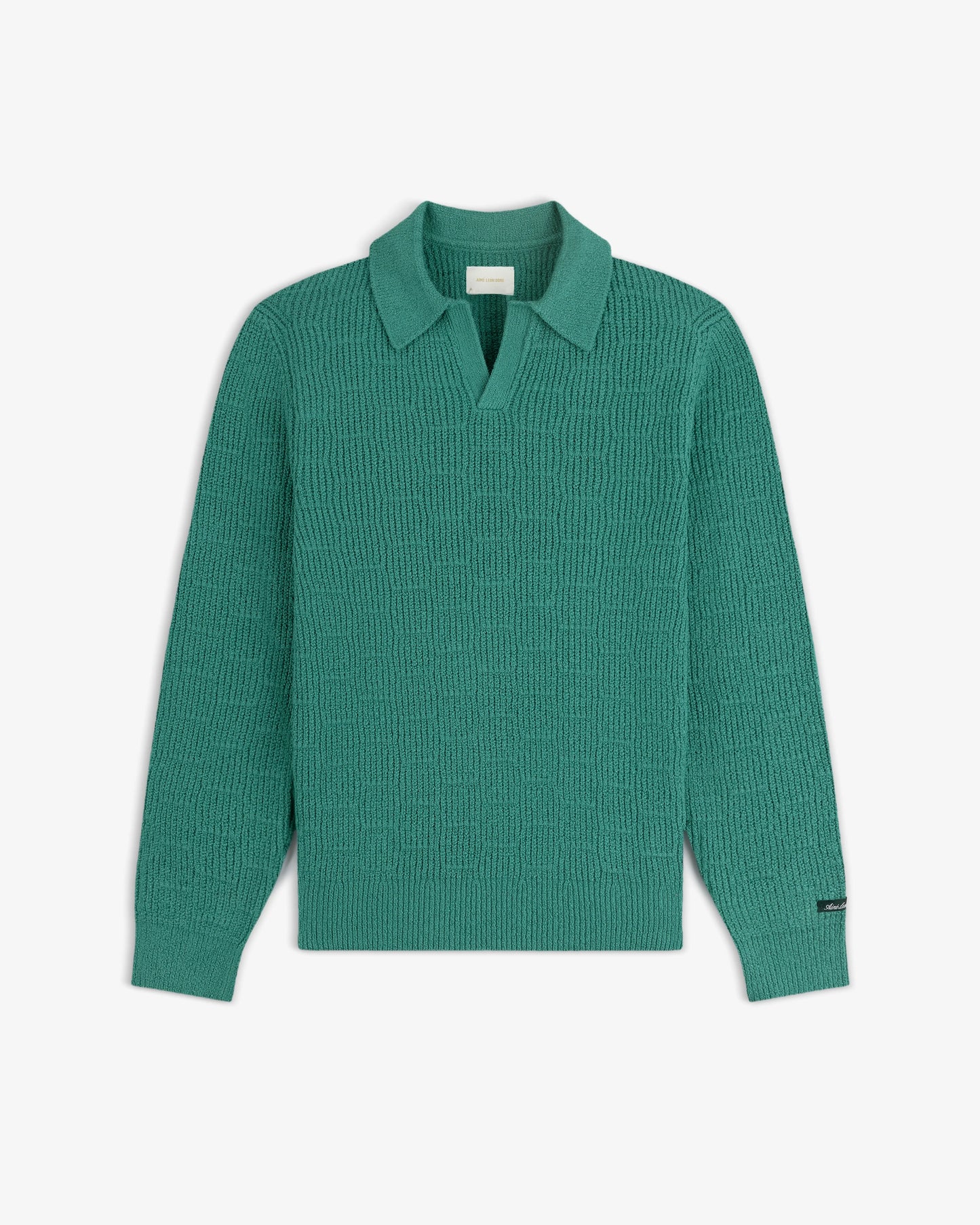 Aime Leon Dore Long-Sleeve Boucle Polo Sweater