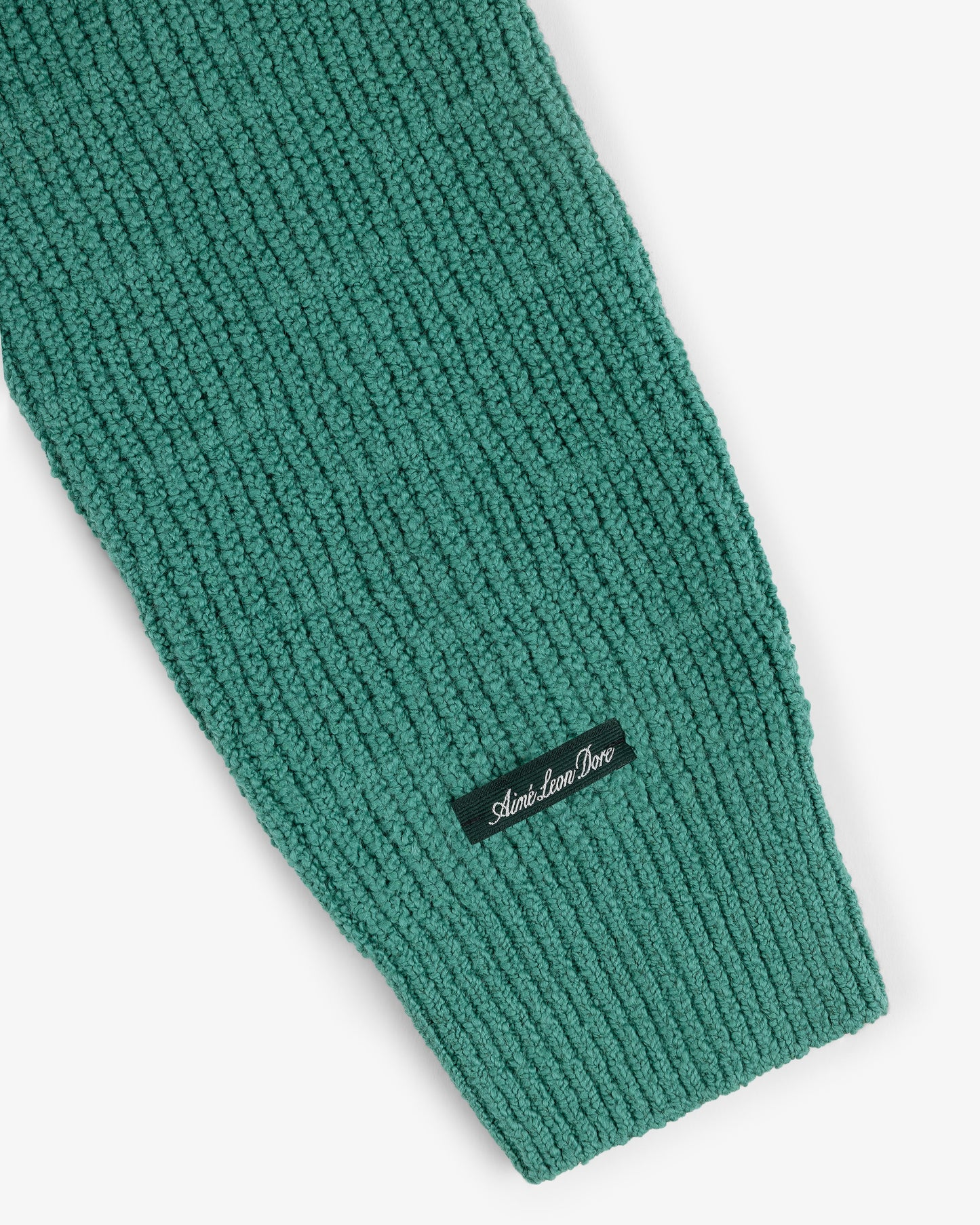 Aime Leon Dore Long-Sleeve Boucle Polo Sweater