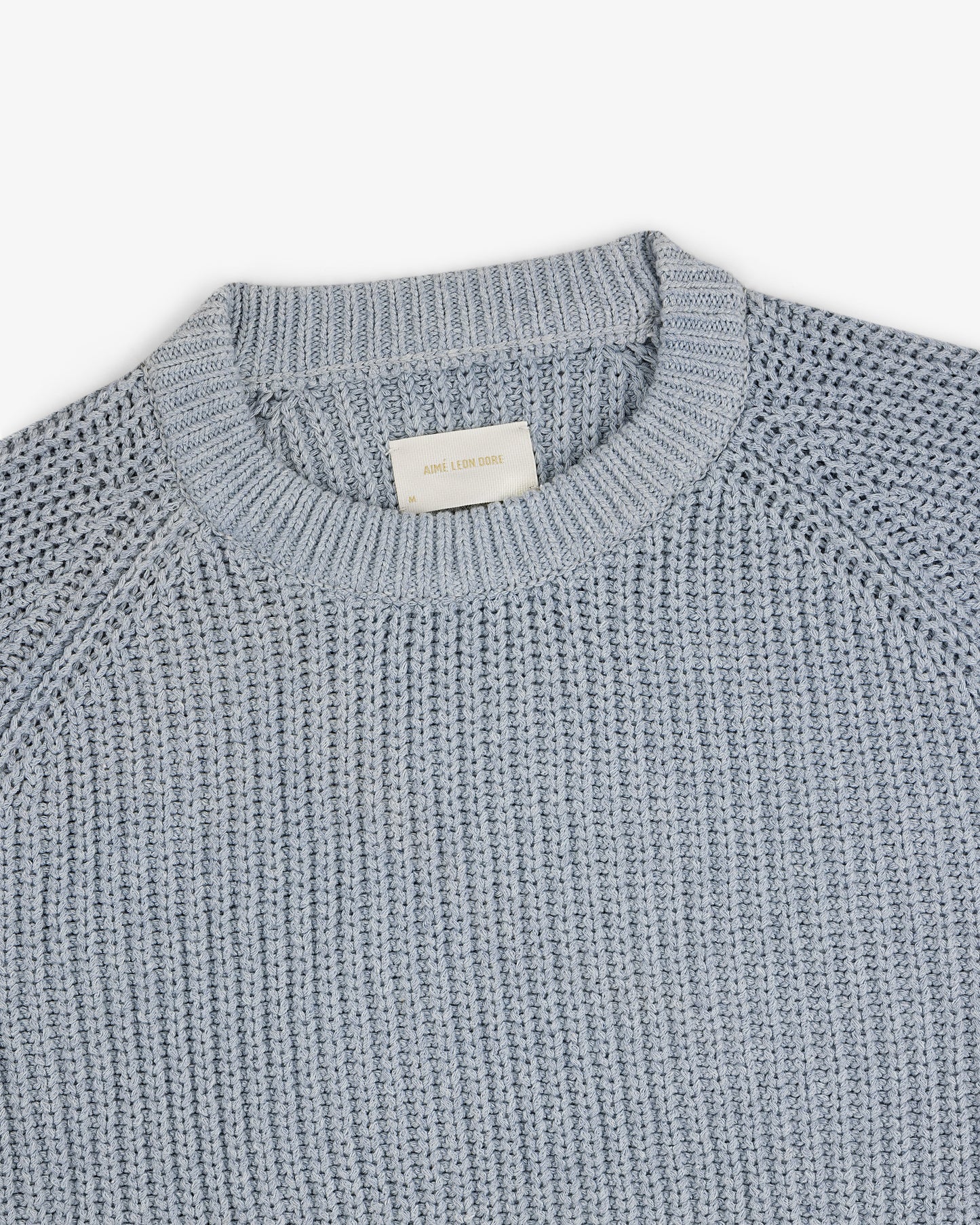 Aime Leon Dore Knit Denim Crewneck Sweater